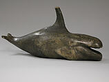 Whale, Steatite, bone, shell, Chumash